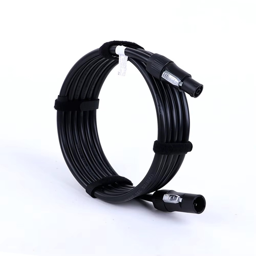 GuerGuo PowerCON True1 Verlängerungskabel Schwarz, robuster wasserdichter Stecker auf Stecker für LED-Bildschirme, DJ- und Bühnenbeleuchtung - Bild 3