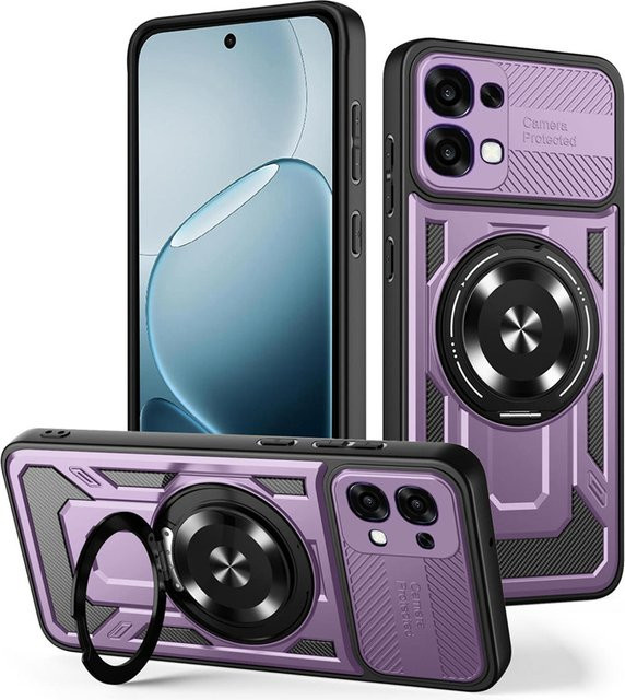 Techsuit RuggedCam Schutzhülle für Oppo A6 Pro 5G und Oppo A6 Pro 4G in Lila - Bild 1