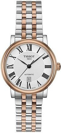Tissot Armbanduhr Automatik, Edelstahl, 30 mm, Weiß, Silber - Bild 1
