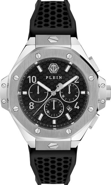Philipp Plein Chronograph, Edelstahl, Quarz, 46 mm, Schwarz, Herren - Bild 1