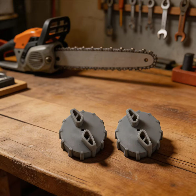 Vibratite 2 Stück Ölkappen für P4360 18V Stangensäge, Ersatzteil 099988002015, Kunststoffabdeckung in Grau - Bild 6