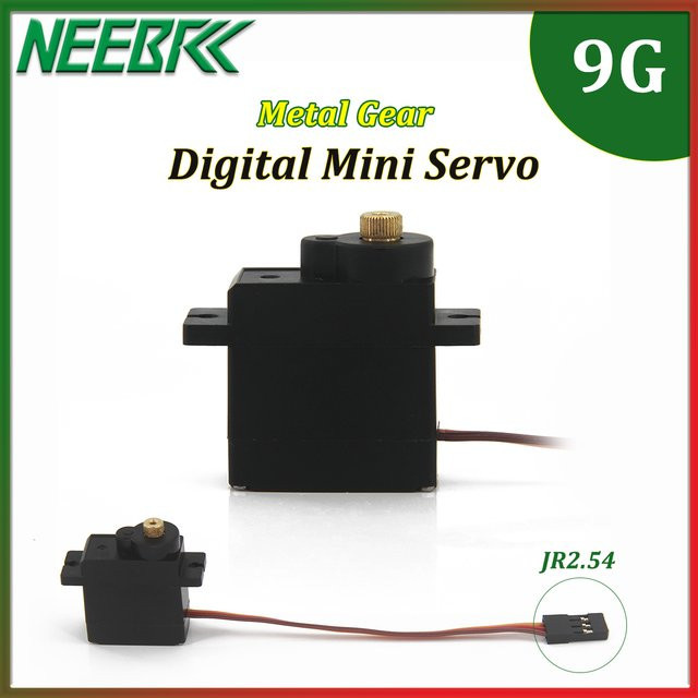 NEEBRC Digital Mini Servo, Metallgetriebe, für RC Mini Auto Truck Crawler Racing Drift Roboter Wltoys HBX Upgrade-Teile - Bild 1