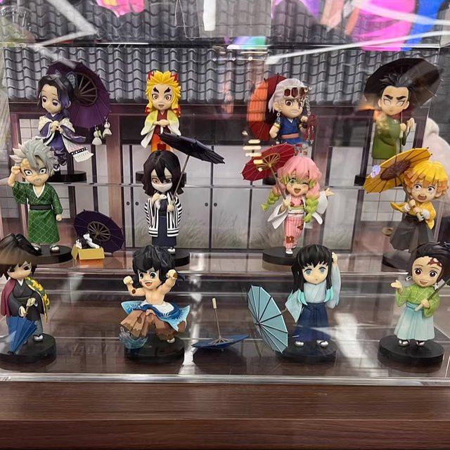 Bandai Demon Slayer Q-Version Sitzende Geisterpuppen, 6-teiliges Set - Bild 1