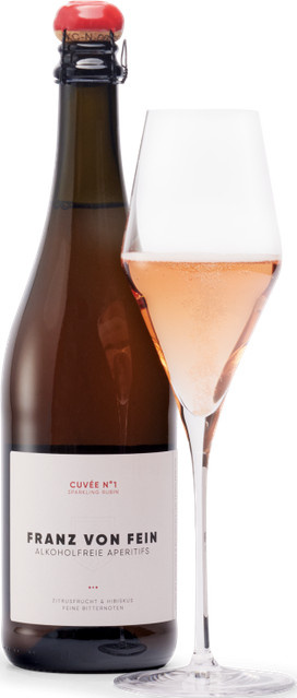 Franz von Fein alkoholfreier Aperitif Cuvée No. 1 Sparkling Rosé Bio 0,75 l - Bild 3
