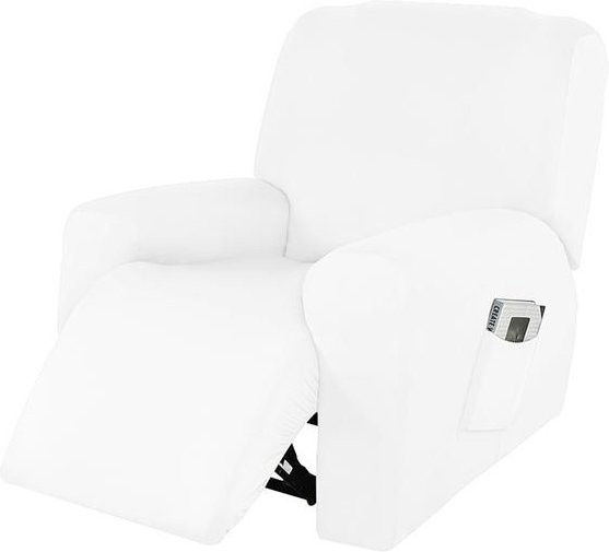 YZFZP Liegesofabezug für Relax-Sessel in Weiß, elastischer Universalbezug aus Polyester und Elasthan mit rutschfester Oberfläche - Bild 1