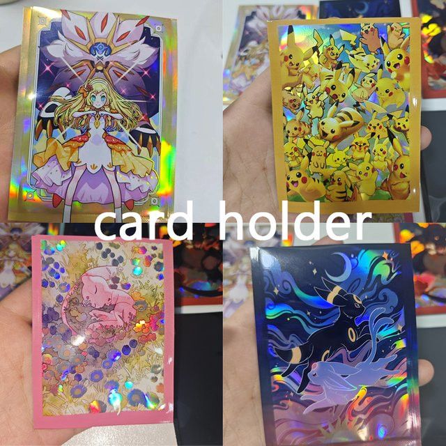 Keeppley Kartenhalter Set mit Umbreon und Espeon Design, staubdichte Aufbewahrung für 30 Spielkarten - Bild 1