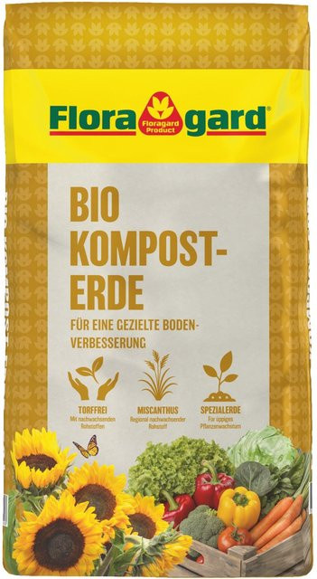 Floragard Bio Kompost Erde, 50 l - Bild 1