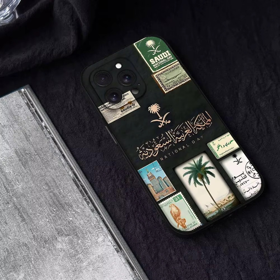 Mesuca Handyhülle Kingdom Of Saudi Arabia für iPhone 11 12 13 14 15 16 17 Pro Max Plus SE XR XS Rückseiten-Cover - Bild 3