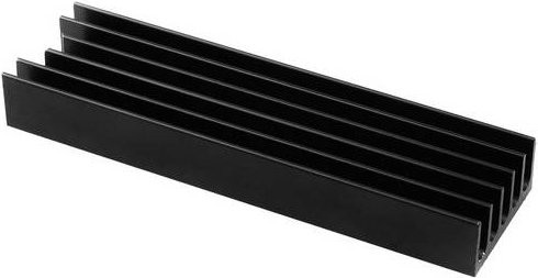 AXAGON CLR-M2L10 Passiver M.2 NVMe SSD-Kühler in Schwarz - Bild 1