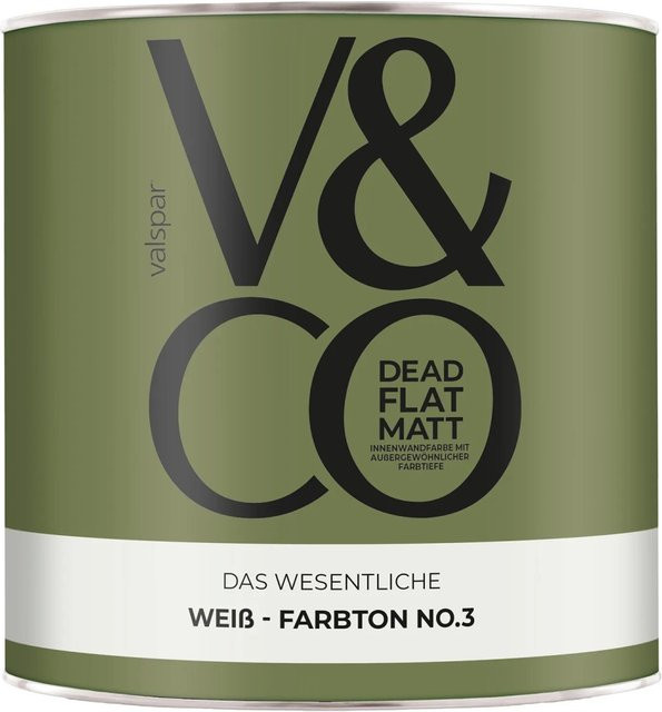 V&CO Premium-Innenfarbe Weiß Dead Flat Matt 2,5 l - Bild 1