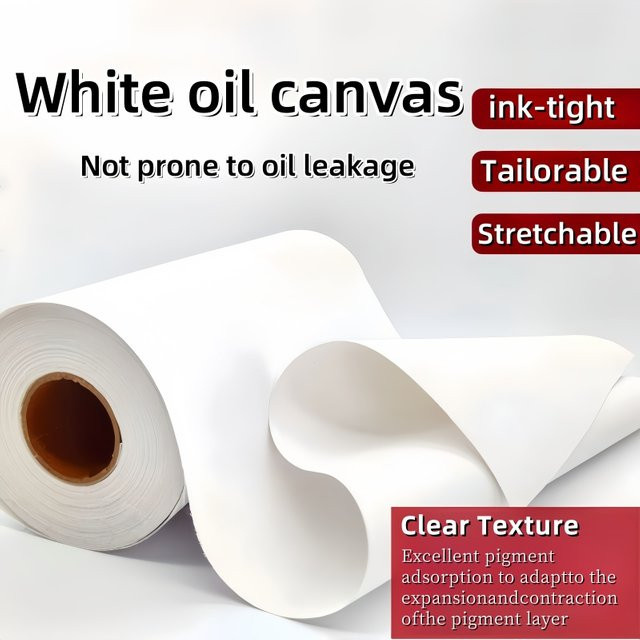 Hochwertige weiße Leinwand für professionelle Ölgemälde und Acrylmalerei mit 3 Metern Breite - Bild 1
