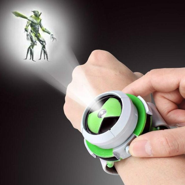3C Technology Ben 10 Omnitrix Projektoruhr, Grau, Grün - Bild 1