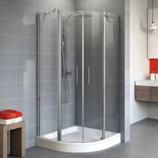 Schulte ExpressPlus Runddusche AlexaStyle2.0 mit Duschwanne B/B: 90 x 90 cm - Bild 1
