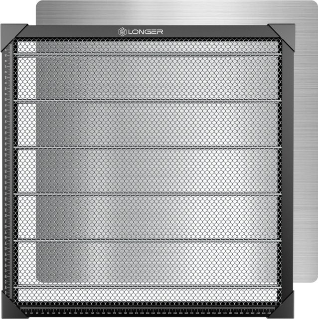 LONGER Laser-Honigwaben-Arbeitstisch mit Aluminiumplatte für Lasergravierer und Laserschneider, Farbe: Silber, B/T: 50 x 50 cm - Bild 1