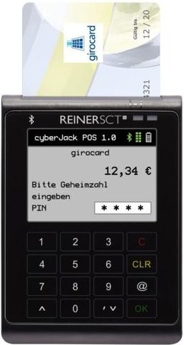 CYBERJACK POS TAN-Generator mit Bluetooth in Schwarz - Bild 1