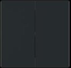 Busch-Jaeger Wippe geschlossen Schwarz IP20 Flush Design aus Kunststoff - Bild 1