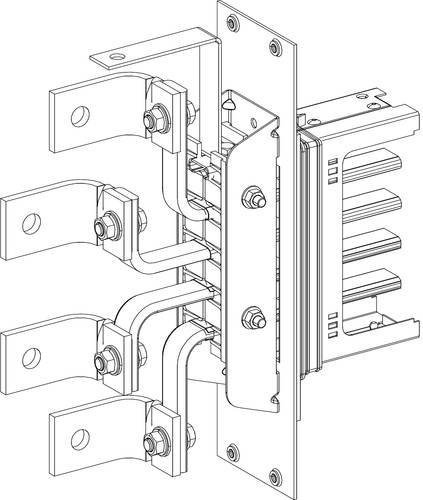 Schneider Electric KSC400AE4 KSC Schaltanlageneinspeisung 400A Kleinverteilerzubehör - Bild 1