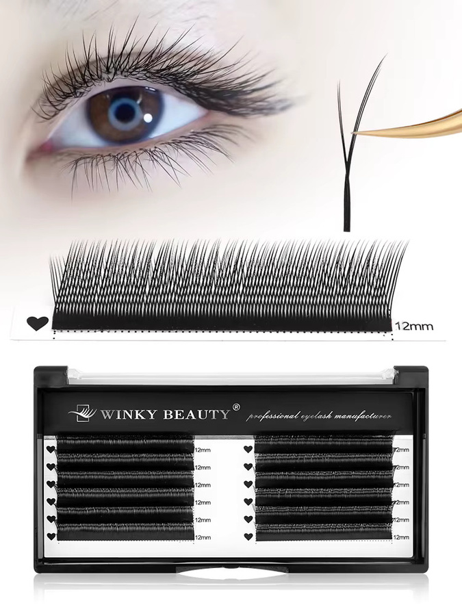 Winky Beauty Y-Fuchs-Wimpern, 0,07, C/D, Unisex - Bild 5