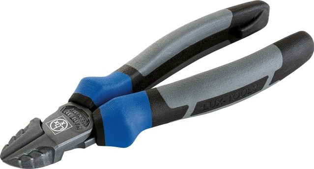 LUX-TOOLS Seitenschneider Professional aus gehärtetem Stahl in Blau, Länge: 160 mm - Bild 1