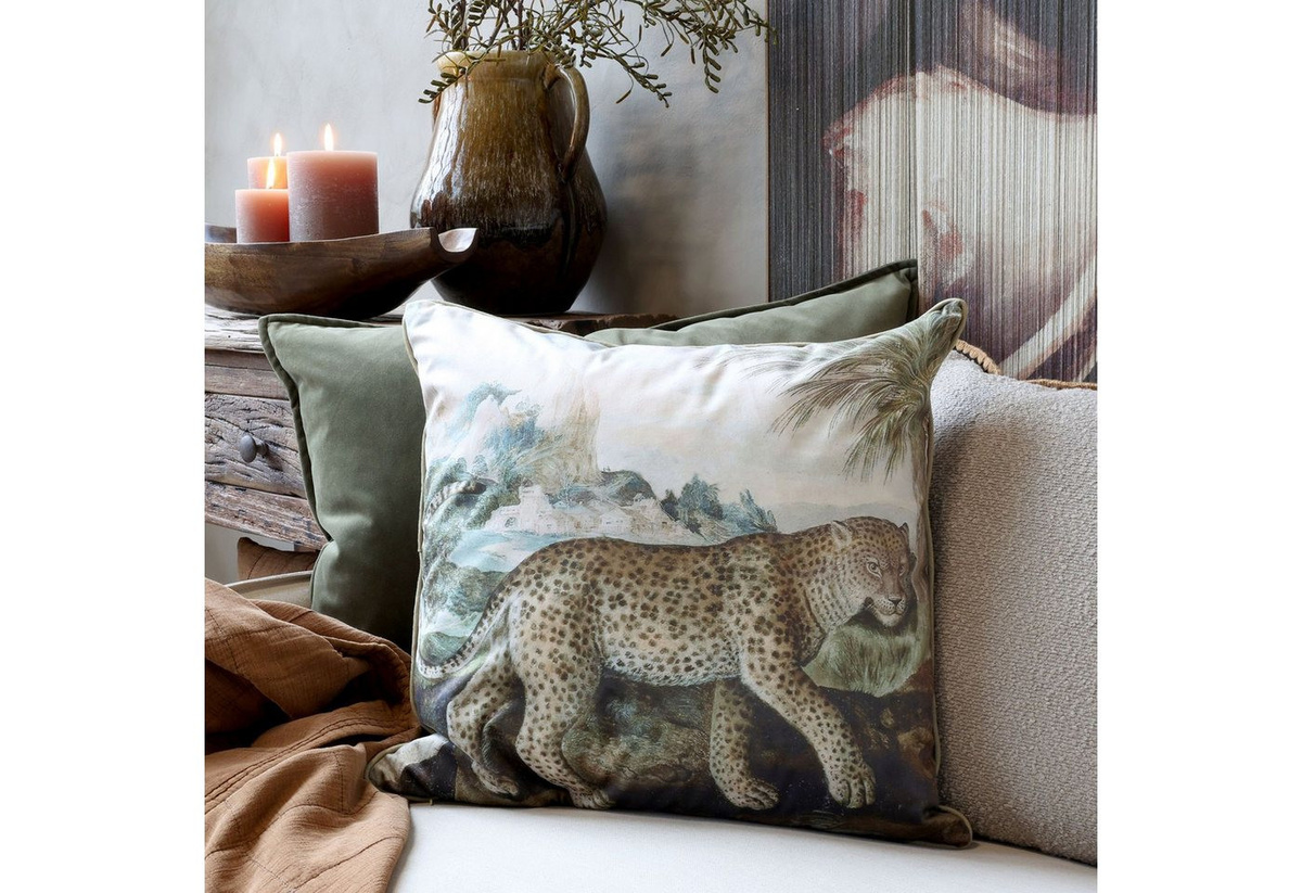 Chic Antique Dekokissen Château Élégance Vintage Kissenbezug B/B: 50 x 50 cm - Bild 1