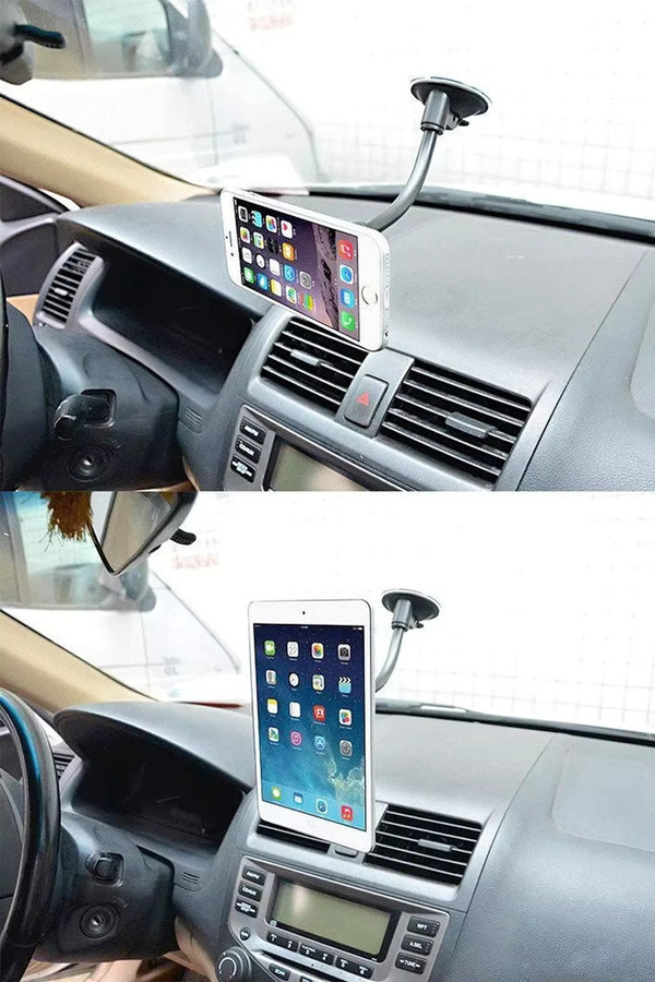 Homhu Magnetische Universal Handyhalterung für das Auto mit langem Arm für Windschutzscheibe und Dashboard in Schwarz - Bild 3