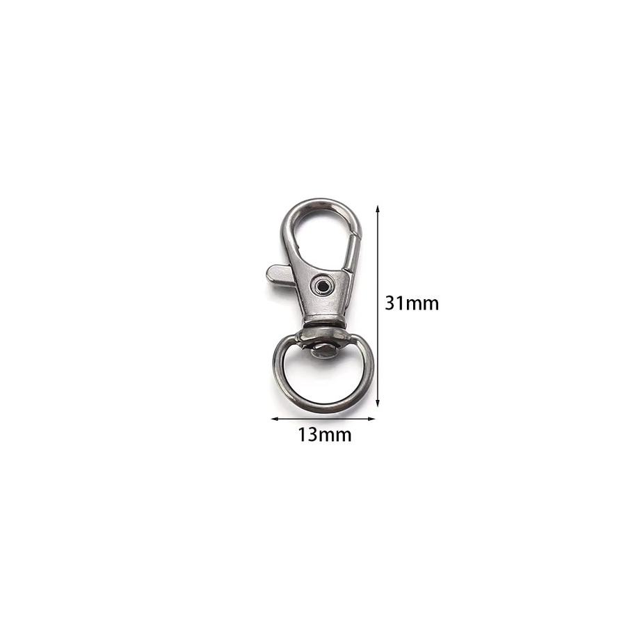 Karabiner Haken Hummer Verschluss, Legierung, 10 Teile/Los, DIY Schmuck Zubehör - Bild 2