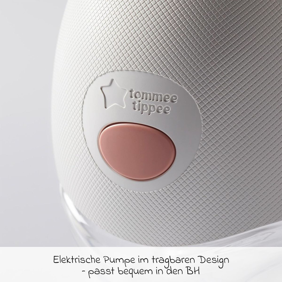 Tommee Tippee Elektrische Milchpumpe Hands-free in Weiß mit wiederaufladbarem Akku - Bild 2