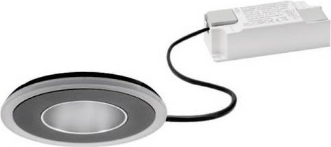 Brumberg LED-Einbauleuchte Up-Down, rund, Schwarz, dimmbar, warmweiß - Bild 1