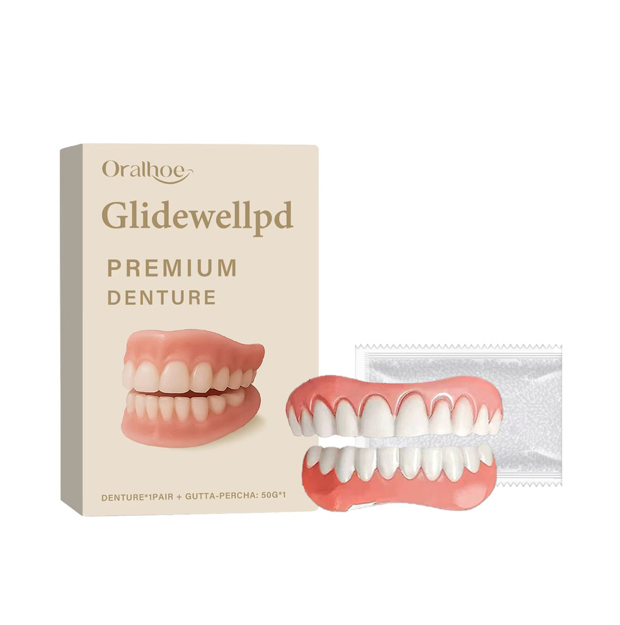 Over Gums Soft Silicone Prothesen-Komplettset, Unisex - Bild 2