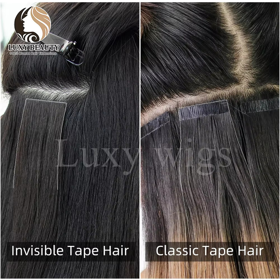 Luxy Beauty Haarverlängerung Klebeband, Echthaar, 10 Stück, Unisex - Bild 4