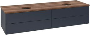 V&B Waschtischunterschrank Antao mit Beleuchtung, Farbe Weiß lackiert, B/T: 160 x 50 cm - Bild 1
