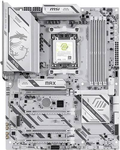MSI MAG B850 Gaming Plus Max Wifi Mainboard AM5 ATX DDR5 PCIe mit Wi-Fi und Ethernet/LAN - Bild 2