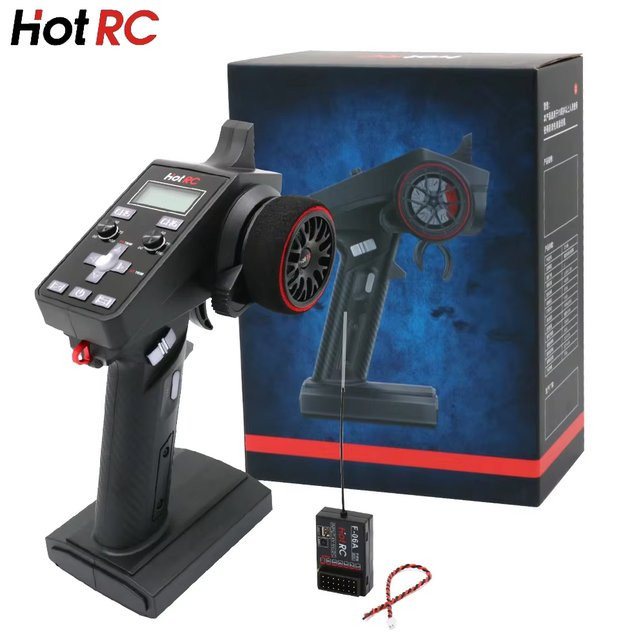 Hotrc CT-6A Sender und Empfänger für RC Modell Auto Schiff Tank - Bild 1