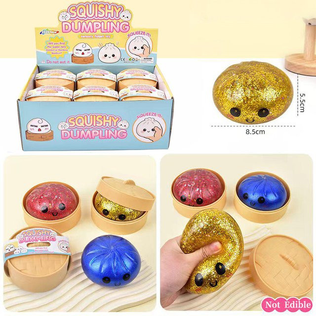Bandai Riesen-Knödel-Squishy-Stressball, Quetsch-Spielzeug - Bild 1