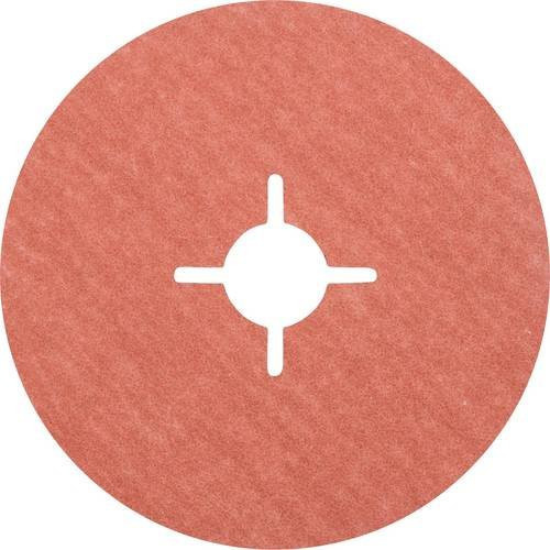 PFERD A-COOL Korund Fiberscheibe für Edelstahl, Durchmesser: 125 mm, Körnung: 60, Farbe: Rot, 25 Stück - Bild 1