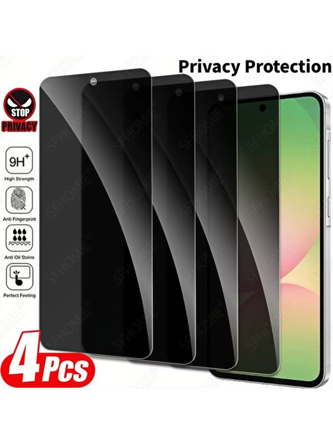 4 Stück Anti-Spy Displayschutzfolie aus Panzerglas als Sichtschutz für Samsung Galaxy S20 S21 S23 S24 FE A51 A52 A53 A54 A55 A56 A57 - Bild 6