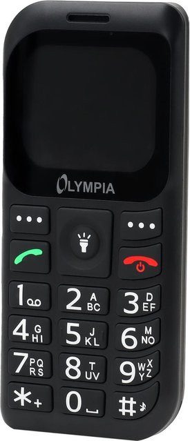Olympia Mobiltelefon BELLA+ in Schwarz mit Bluetooth und 1,77 Zoll Display - Bild 1