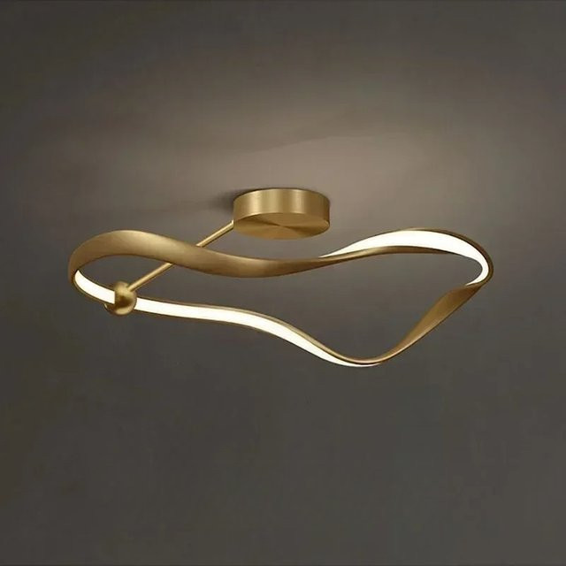 Claeted LED Kronleuchter im modernen Nordic Luxus Design für Wohnzimmer, Schlafzimmer und Esszimmer - Bild 1