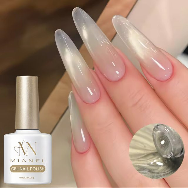 MISS MIANEL Cat Eye Gel-Nagellack, Farblos, Schimmernd - Bild 1