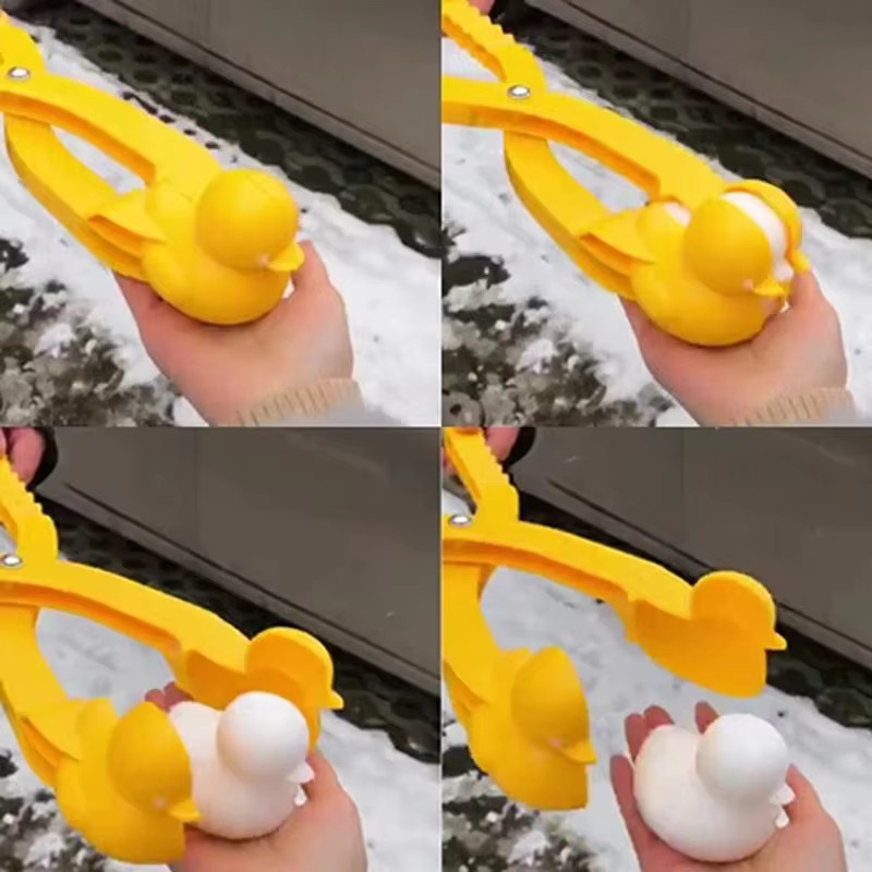 Meade Schneeball Maker Clip, Herz Schneeflocke Ente Form, Spielzeug - Bild 2