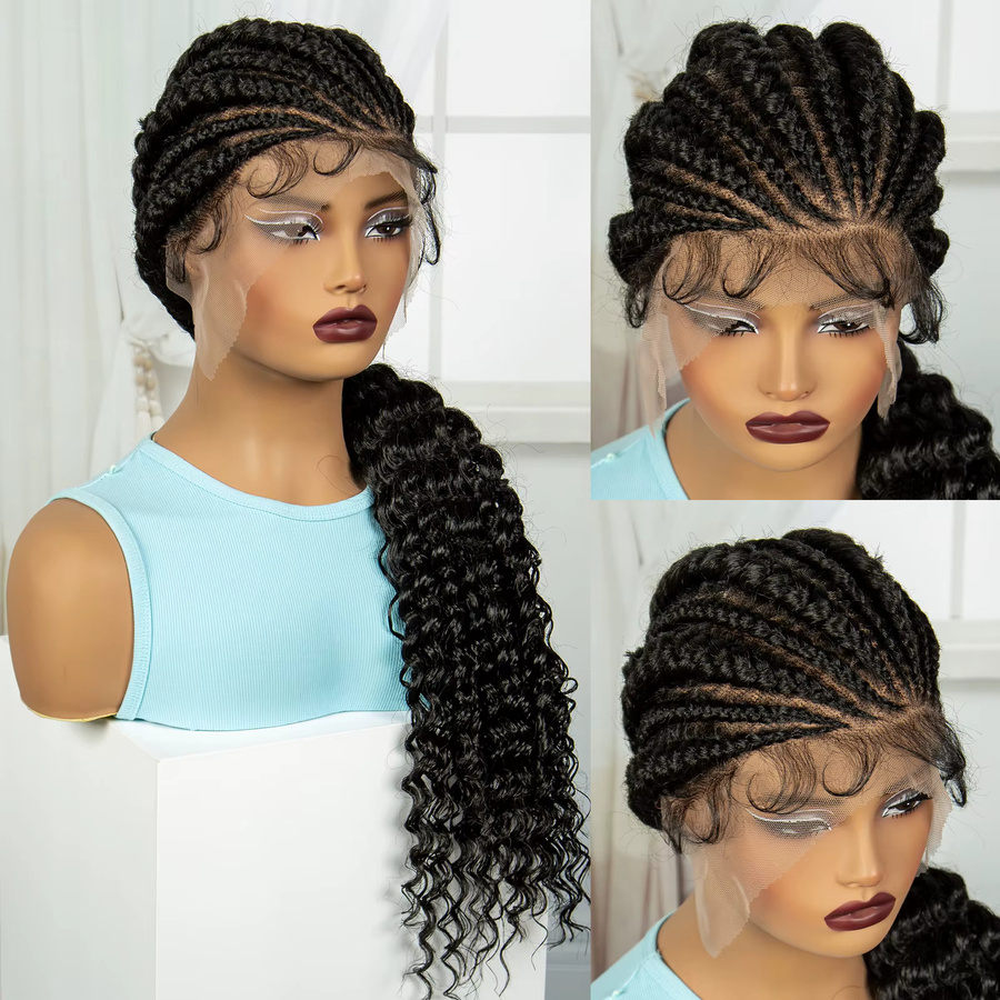 Alice Spring Cornrow Perücke, synthetisch, 30 Zoll, Damen - Bild 4