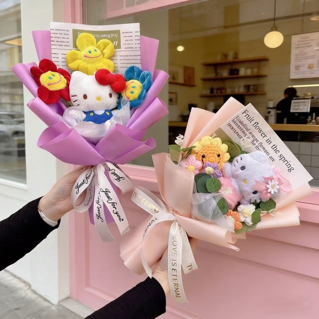 surof Hello Kitty Plüschpuppen, kleiner Anhänger, bunt - Bild 1