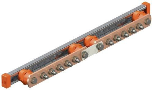 OBO Bettermann 1802 DC Potentialausgleich 5+5 CU aus Messing in Multicolor - Bild 1