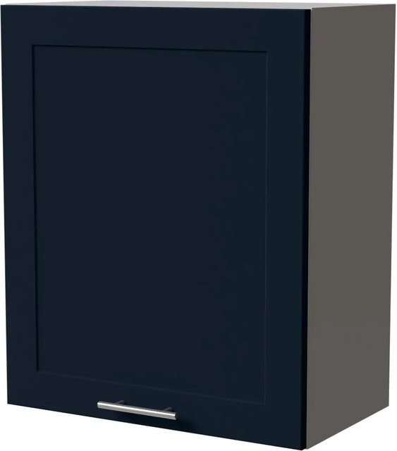 Feldmann-Wohnen Hängeschrank Oslo modern in Grau und Indigo Matt, B/T/H: 60 x 32,5 x 72 cm - Bild 1