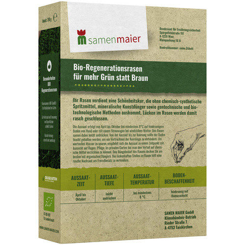 SAMEN MAIER BioRegenerationsrasen Grasschrittmacher Bio-Qualität Rasensamen - Bild 2