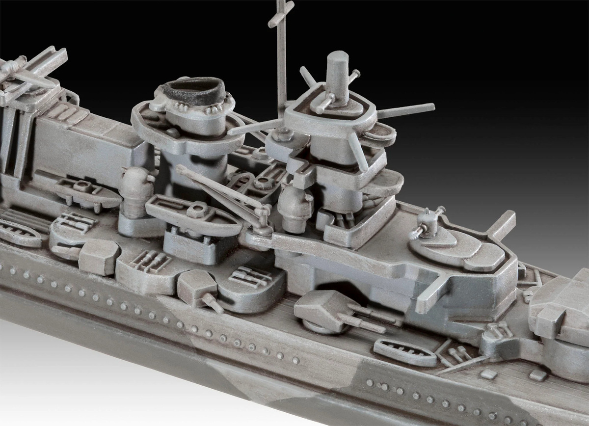 Revell Battleship Gneisenau, Modellbau, 1:1200, Grau, Kunststoff - Bild 3