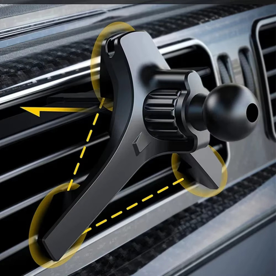 Ersatz-Kugelkopf-Basis mit 17mm Clip für magnetische Auto-Handyhalterungen, Schwarz - Bild 3