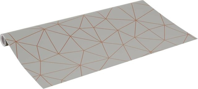 d-c-fix Klebefolie Geo-Design Tico Betonoptik in Grau und Gold, Breite: 67,5 cm, Länge: 200 cm - Bild 1