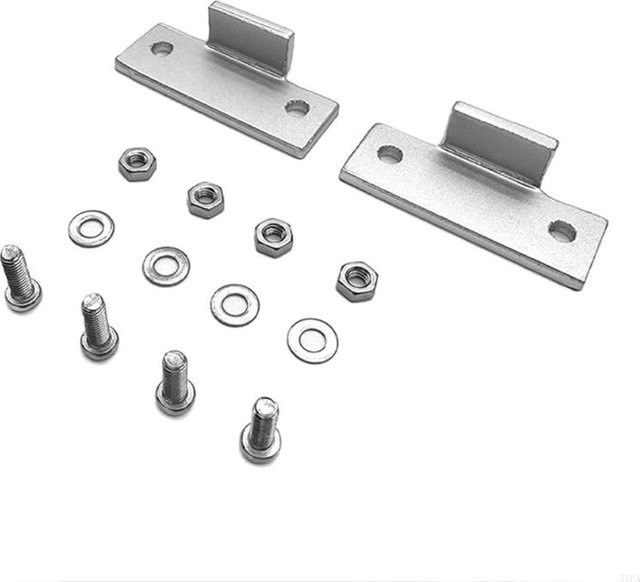 Technics Reparatur-Set für Plattenspieler mit Staubschutz-Scharnieren, Scharnierhalterungen und Reparaturlaschen in Silber für SL-D1, SL-Q200, SL-B1, SL-DD2 und SL-3200 - Bild 1