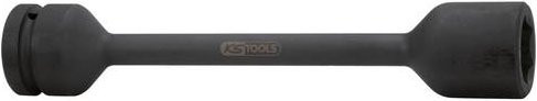 KS Tools Kraft-Steckschlüsseleinsatz 1 Zoll Sechskant-Torsions-Kraftstecknuss XL 27mm in Schwarz - Bild 1